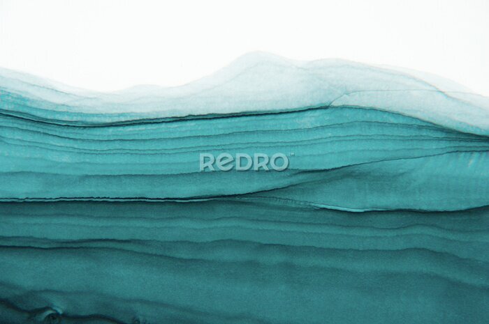 Sticker Tinten van edel groen