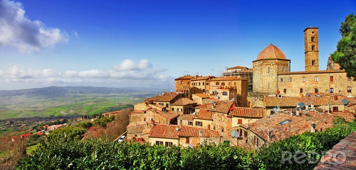 Sticker Toscaanse gebouwen