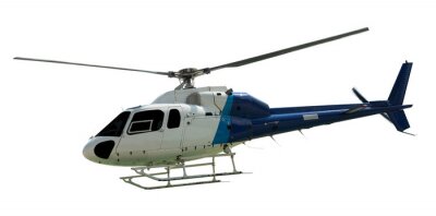 Sticker Travel helicopter with working propeller