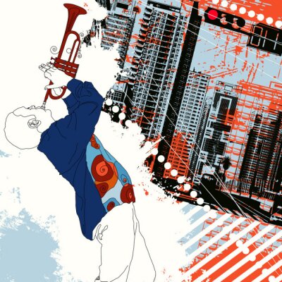 trompettist in de stad