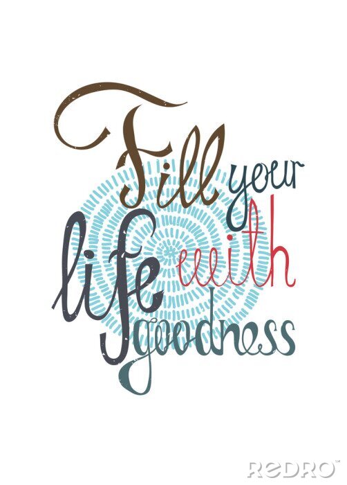 Sticker Typografische vintage stijl