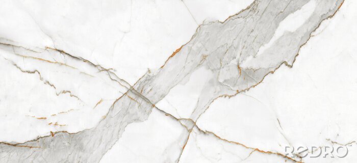 Sticker Uitgehakt wit marmer