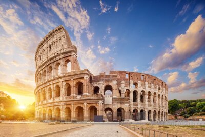 Uitzicht op het Colosseum