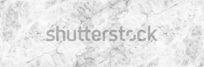 Sticker Uniform oppervlak dat grijs en wit marmer imiteert