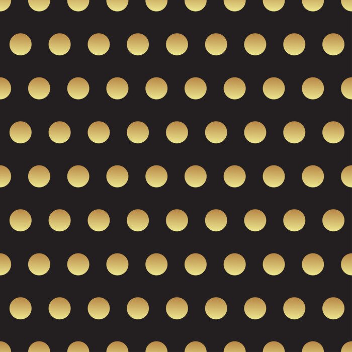 Sticker Universal vector zwart en goud naadloze patroon, tegels.