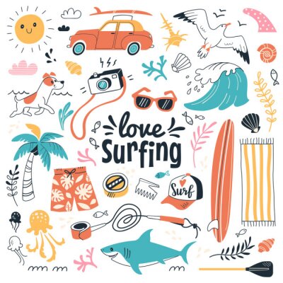 Behang Vakantiepatroon voor kinderen