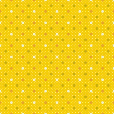 Sticker Vector Background # Patroon van de Stip, Mustard Yellow