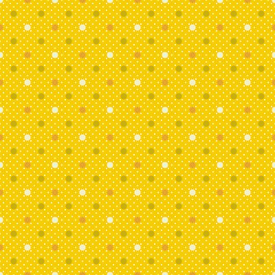 Sticker Vector Background # Patroon van de Stip, Mustard Yellow