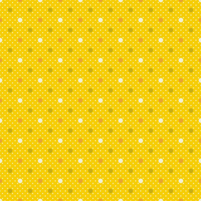 Sticker Vector Background # Patroon van de Stip, Mustard Yellow