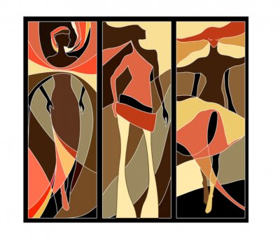 Sticker Vector Fashion schets