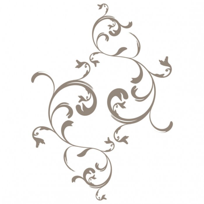 Sticker Vector serie - bloem arabesque