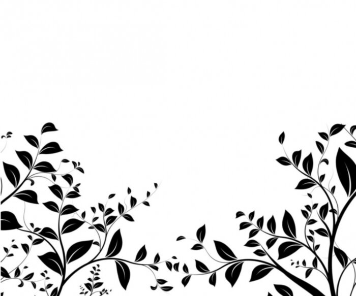 Sticker vector set - bloemengrensontwerp