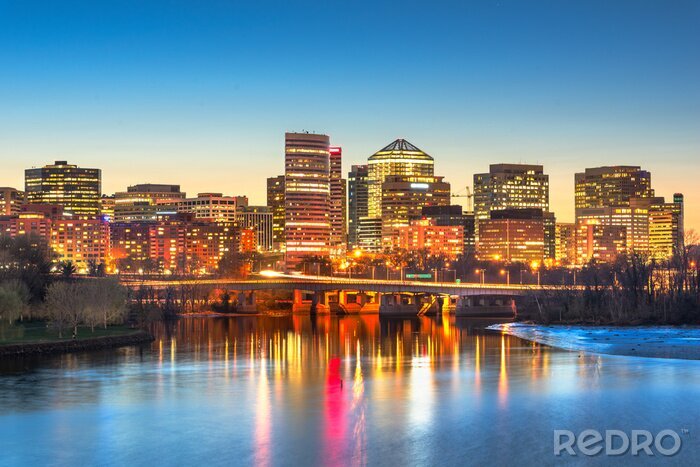 Sticker Verenigde Staten Virginia-panorama