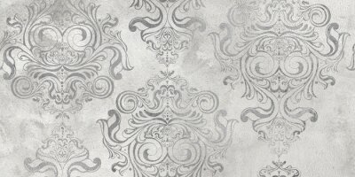 Versierde vintage muur