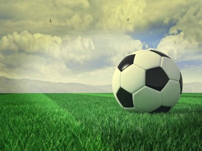 Sticker vintage voetbal