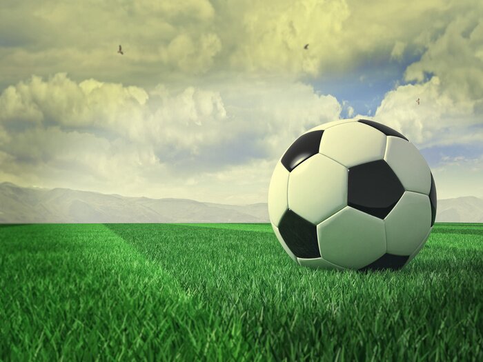 Sticker vintage voetbal