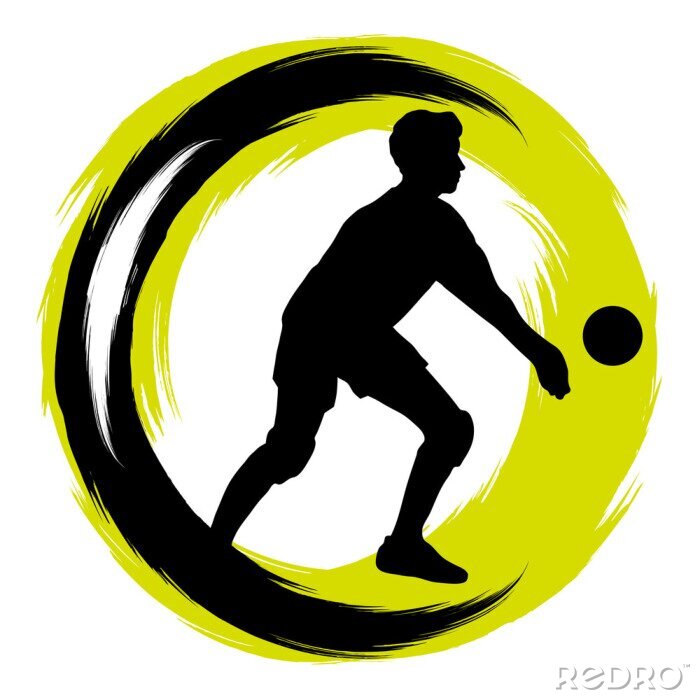 Sticker Volleybal - 100