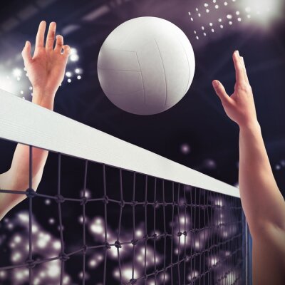 Sticker Volleybal wedstrijd