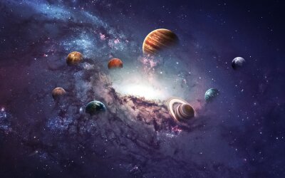 Vorming van de planeten van het zonnestelsel
