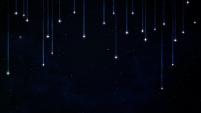 Sticker Vreedzame achtergrond, blauw nachtelijke hemel. Elements geleverd door NASA