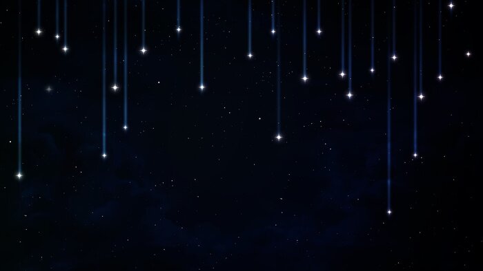 Sticker Vreedzame achtergrond, blauw nachtelijke hemel. Elements geleverd door NASA