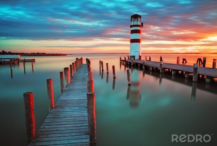 Sticker Vuurtoren in Oostenrijk