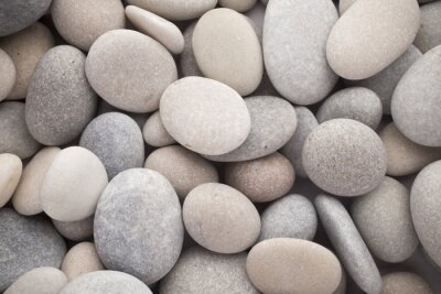 Sticker Watergewassen stenen in gedempte kleuren