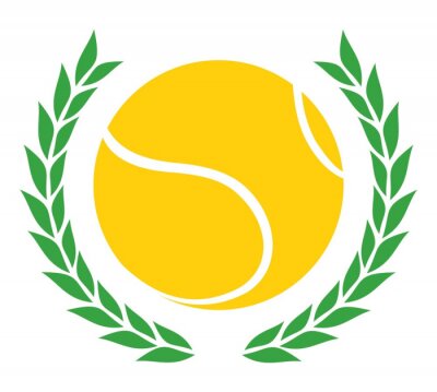 Sticker Winnaar tennis