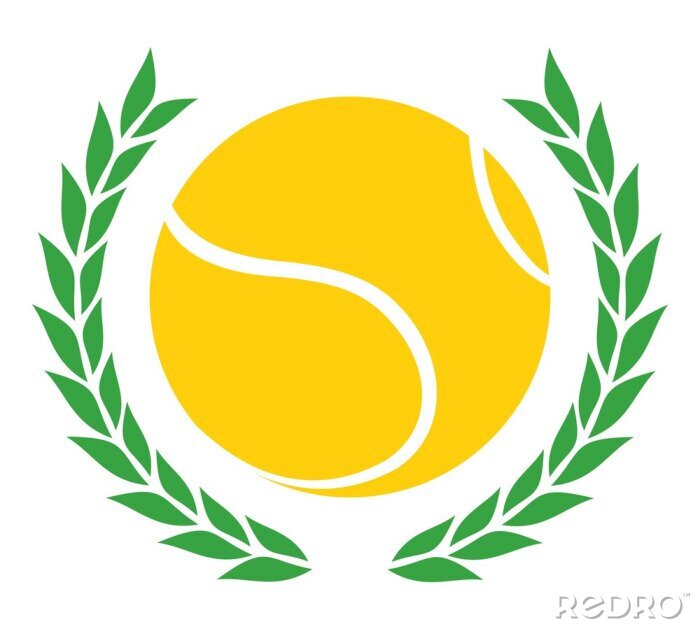 Sticker Winnaar tennis