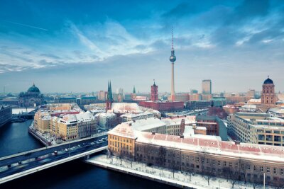 Winterlandschap van Berlijn