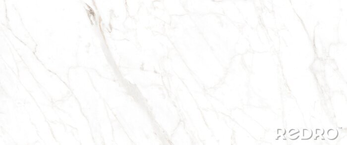 Sticker Wit marmer met grijs