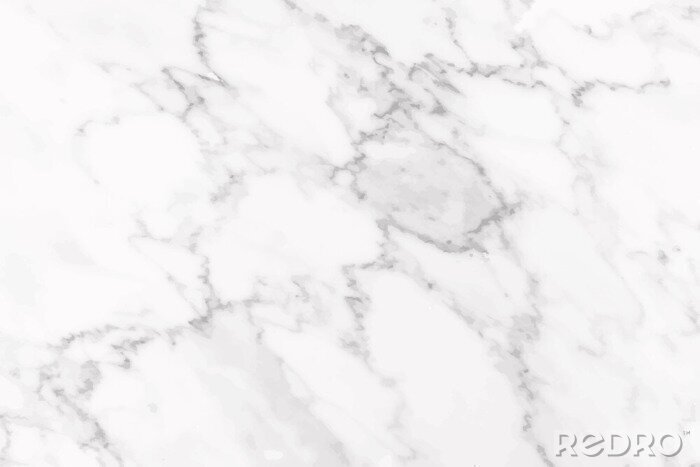 Sticker Wit-zwart klassiek marmer