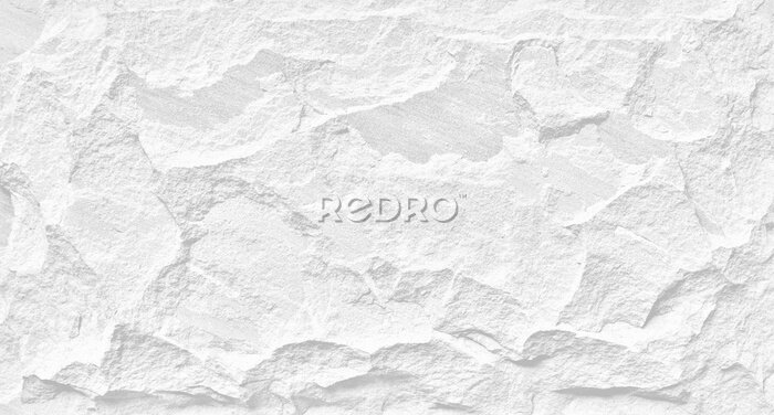 Sticker Witte stenen muur