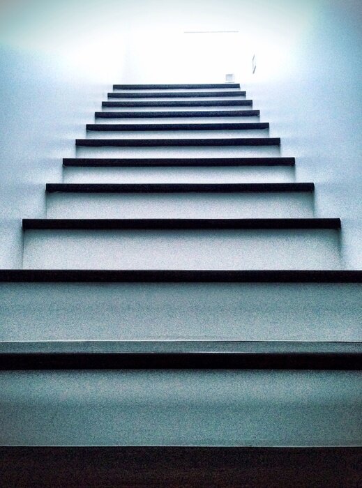 Sticker witte trap opzoeken