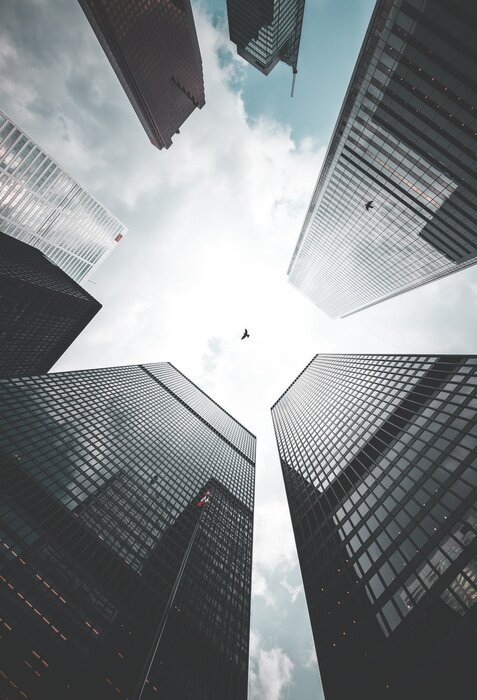 Sticker Wolkenkrabbers in Toronto