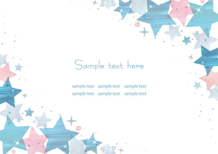 Sticker 星 の フ レ ー ム