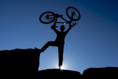 Sticker bisikletle Hedef başarısı