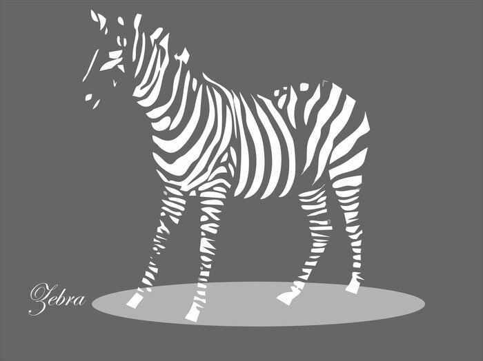 Sticker zebra