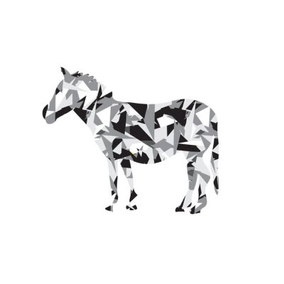 Sticker Zebra  Logo