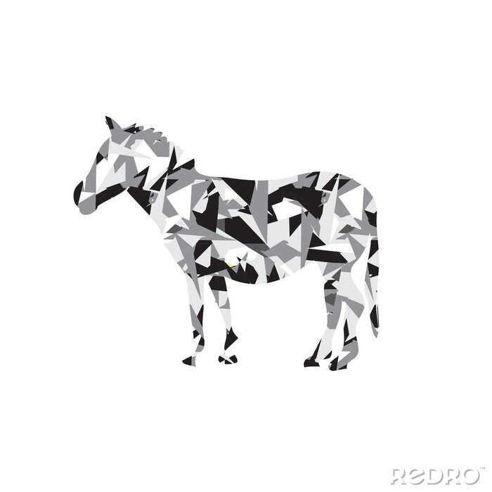 Sticker Zebra  Logo