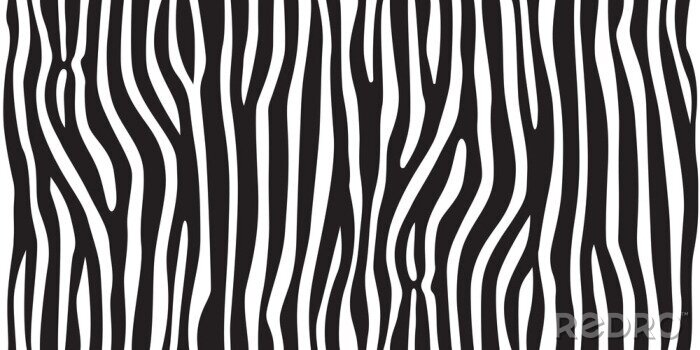 Sticker Zebra streeppatroon