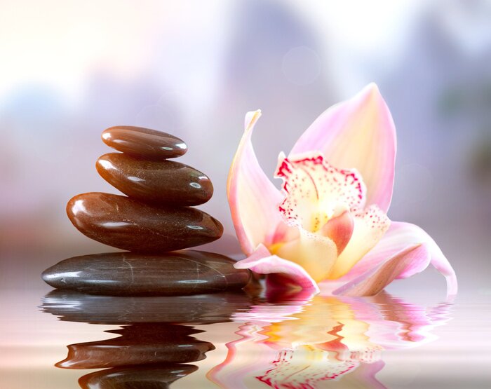 Sticker Zen Spa Stones. Harmony Concept