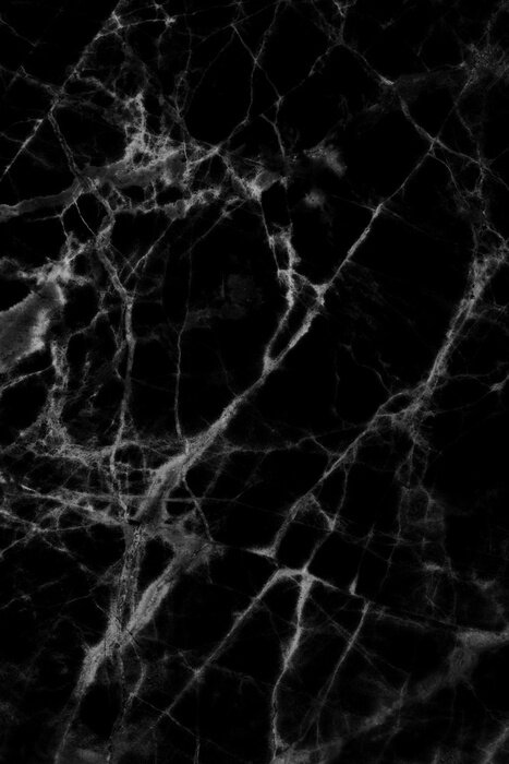 Sticker Zwart marmer patroon