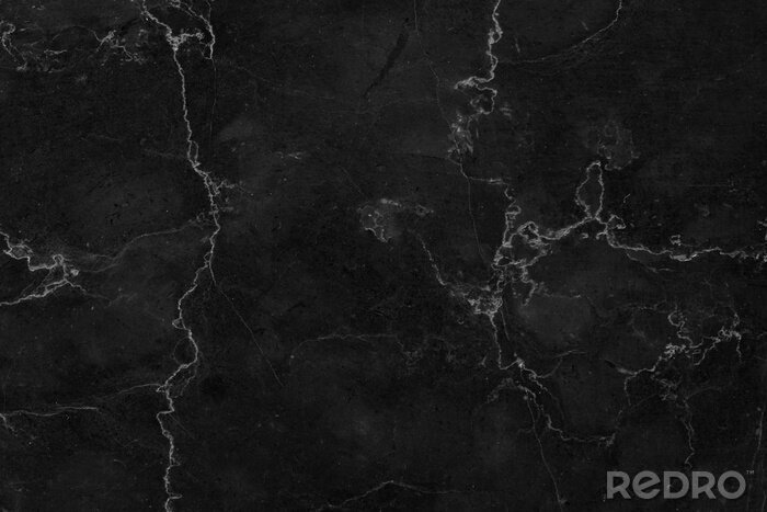 Sticker Zwarte marmeren achtergrond